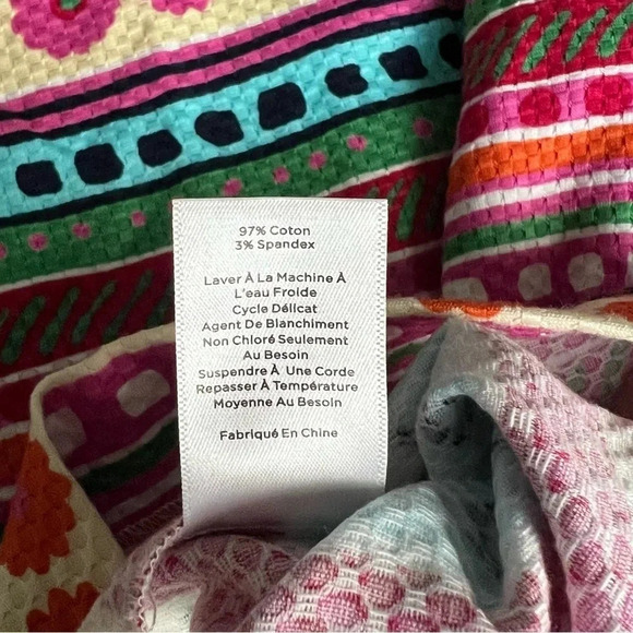 Talbots Geometric Striped Textured Sleeveless Knee-Length Sheath Dress - Picture 11 of 16